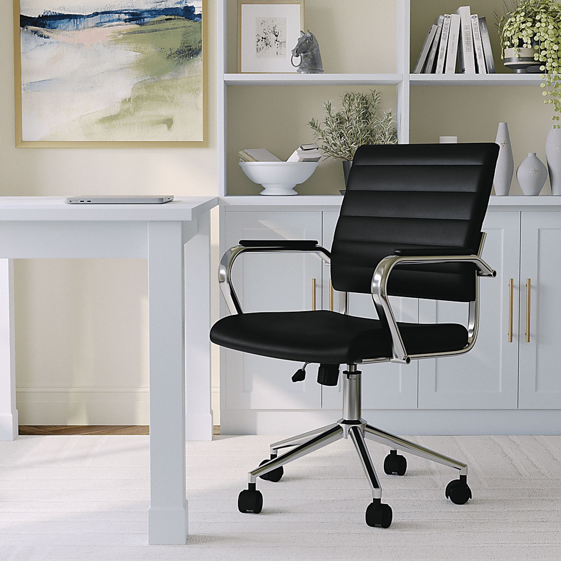 Bedner Black Office Chair - Image 3