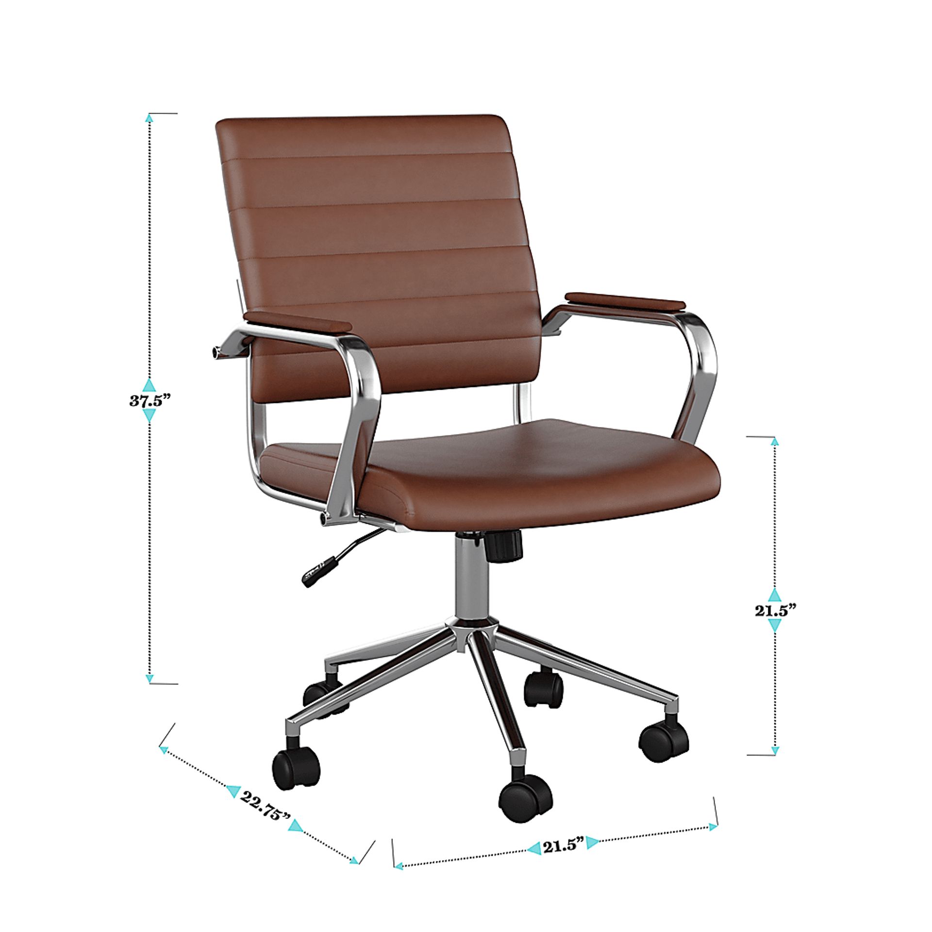 Bedner Brown Office Chair - Image 12