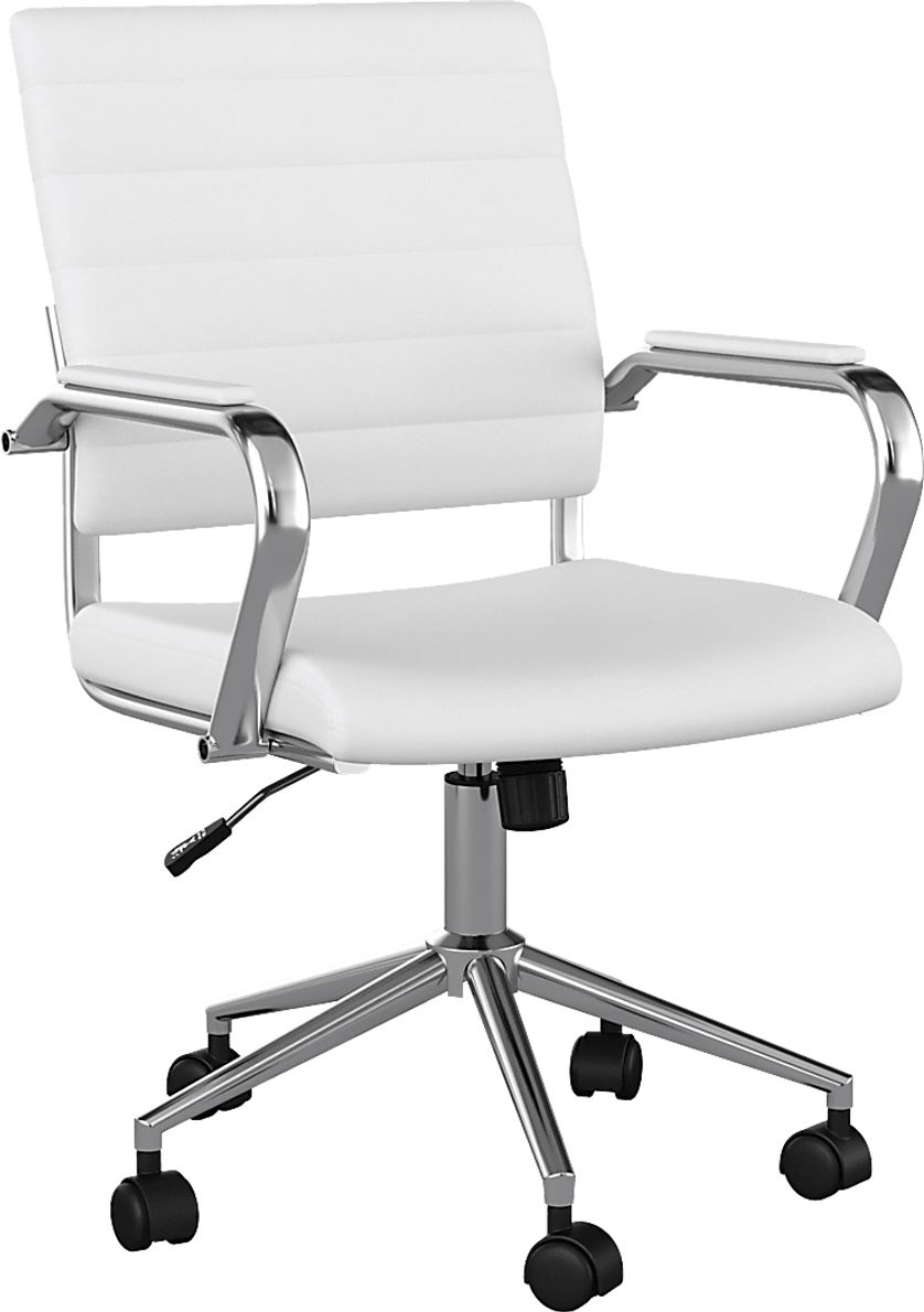 Bedner White Office Chair