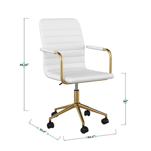 Bedons White Office Chair - Thumbnail - Image 11