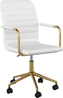 Bedons White Office Chair