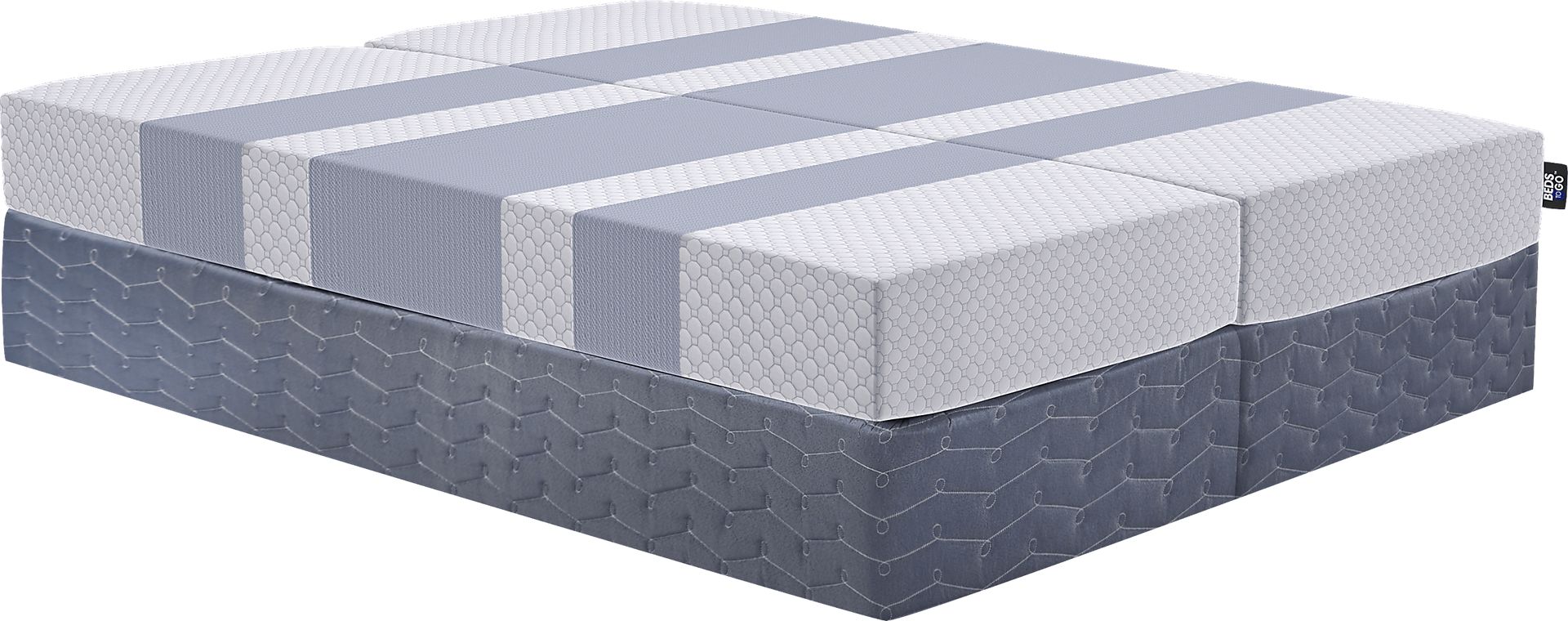 Beds To Go Low Profile Split King Mattress Set - Image 1