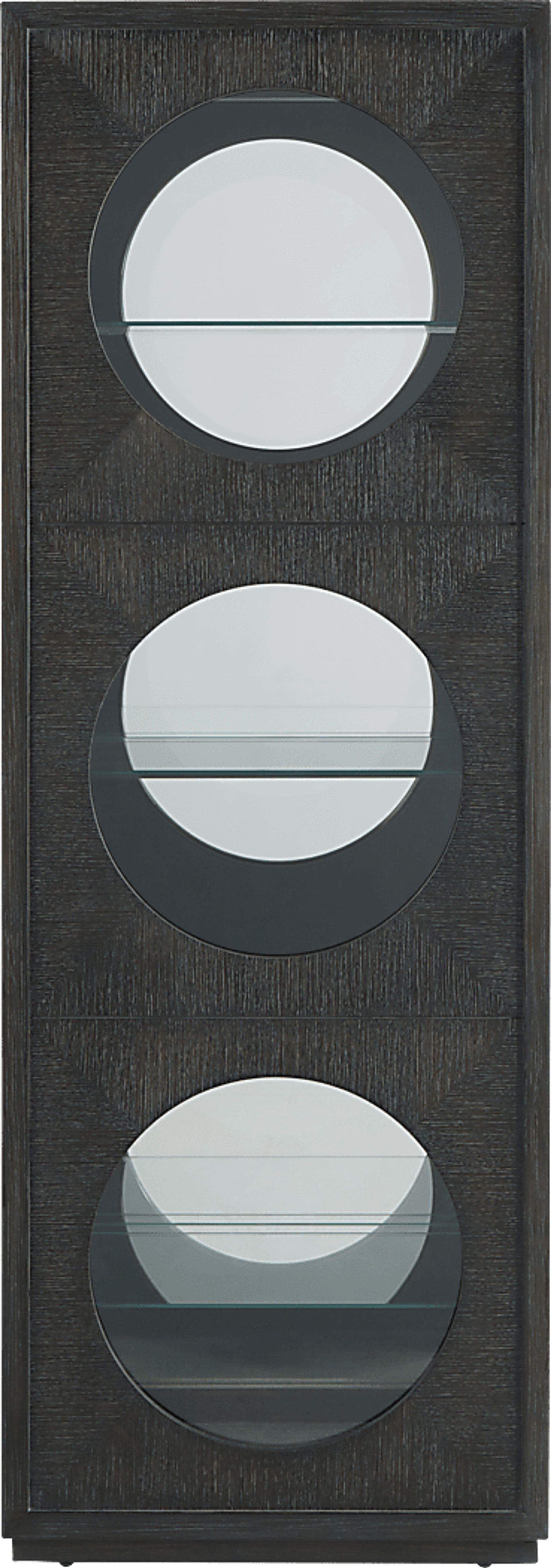 Beeair Dark Brown Accent Cabinet - Image 5