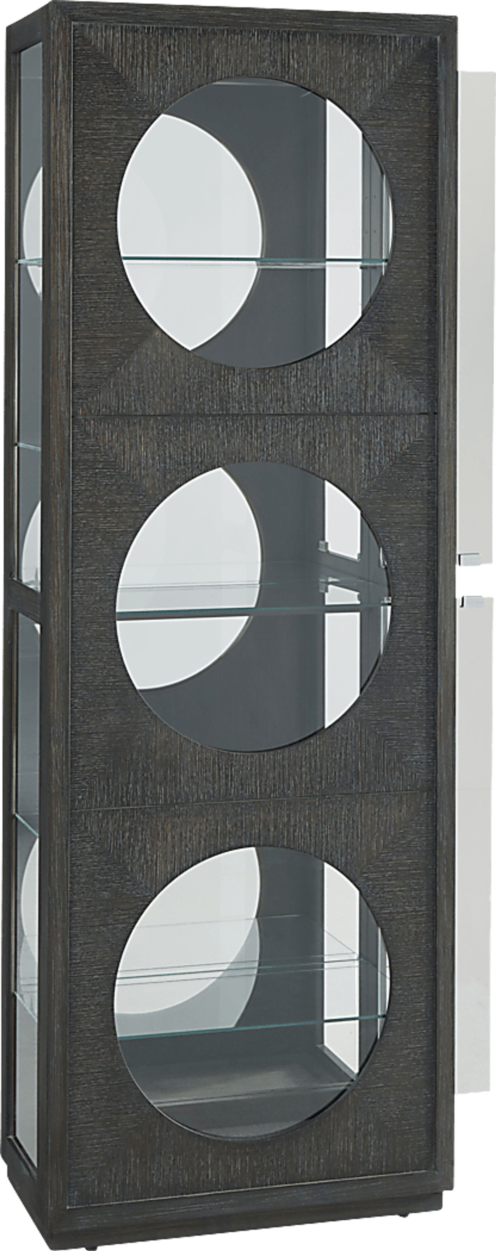 Beeair Dark Brown Accent Cabinet - Image 6