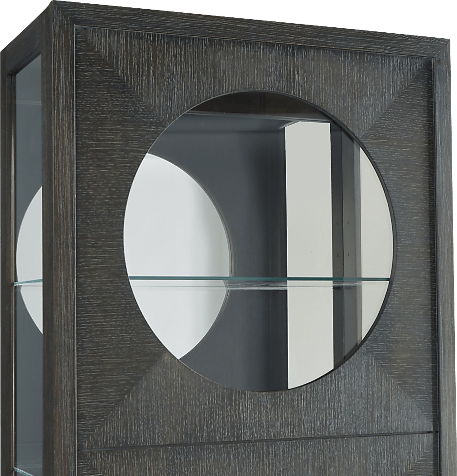 Beeair Dark Brown Accent Cabinet - Image 9