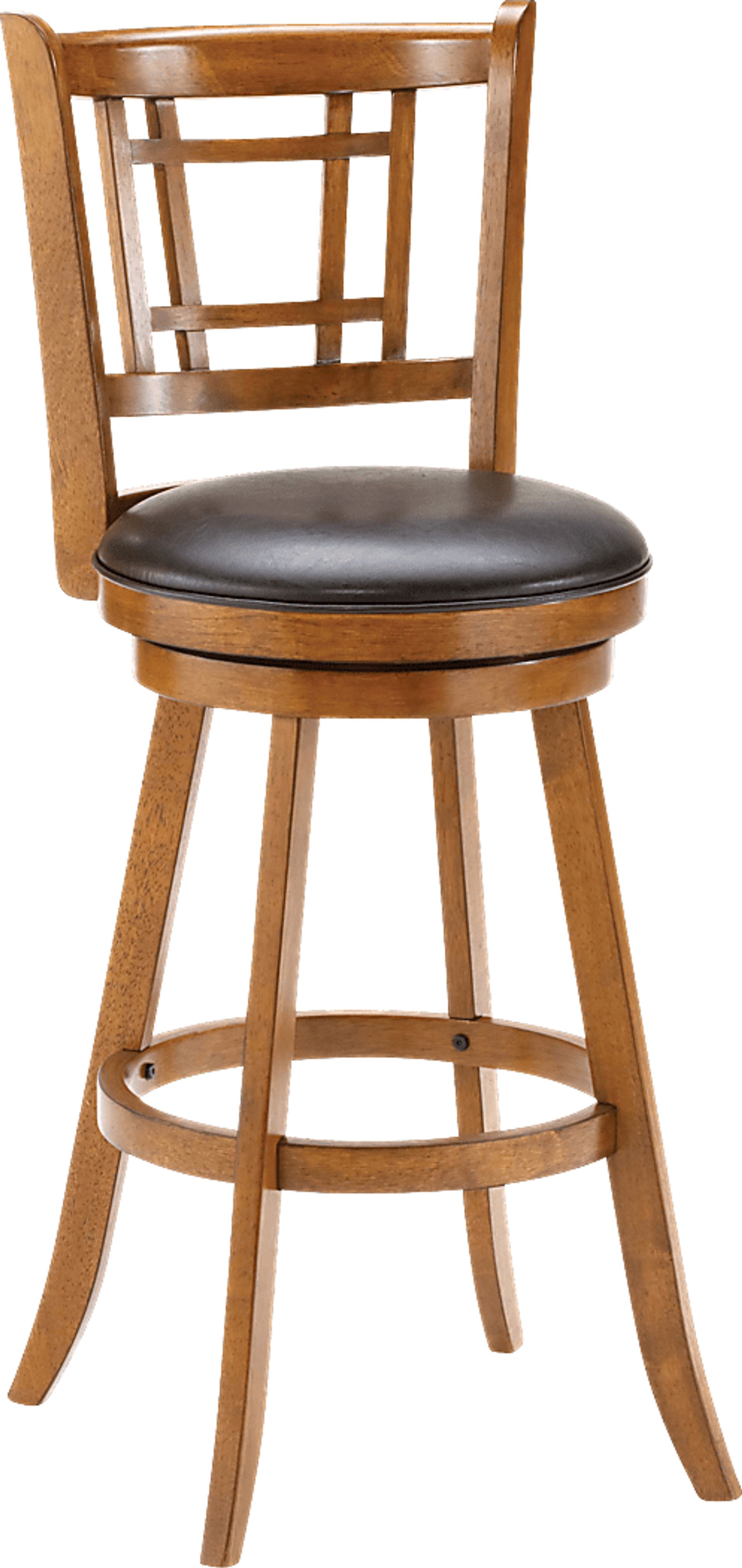 Beecham Brown Swivel Barstool - Image 1