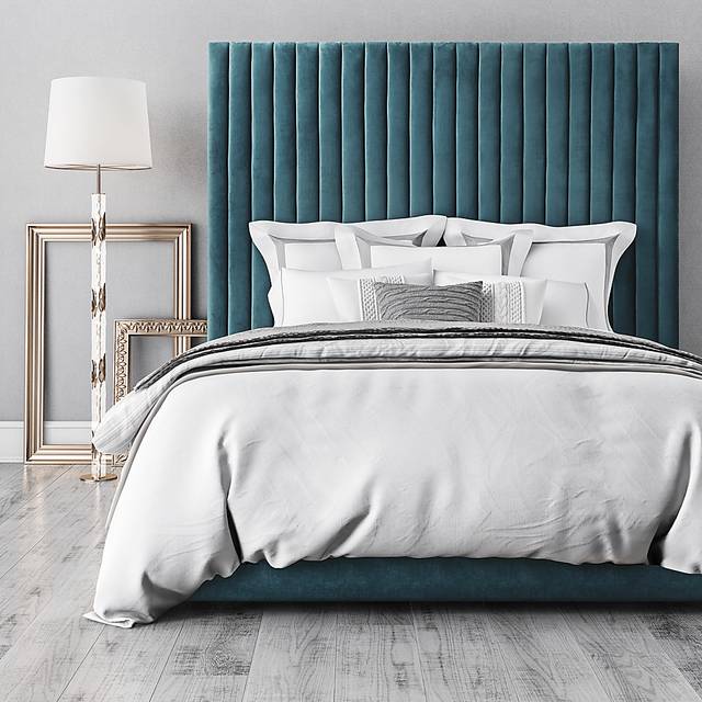 Beechbank Blue King Bed - Thumbnail - Image 2