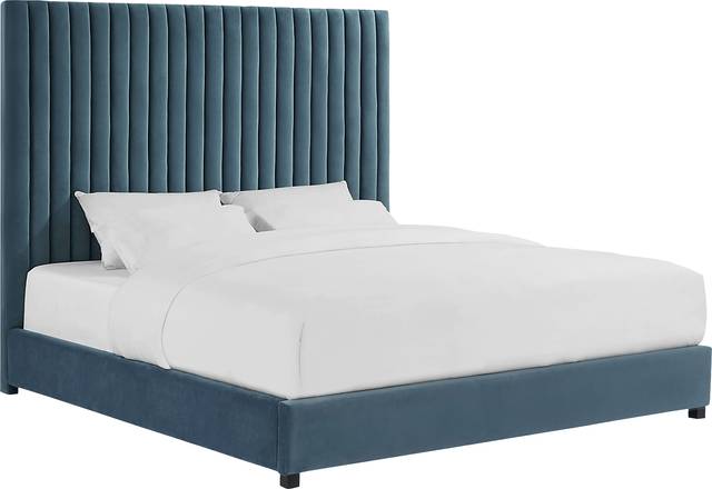 Beechbank Blue King Bed - Thumbnail - Image 1