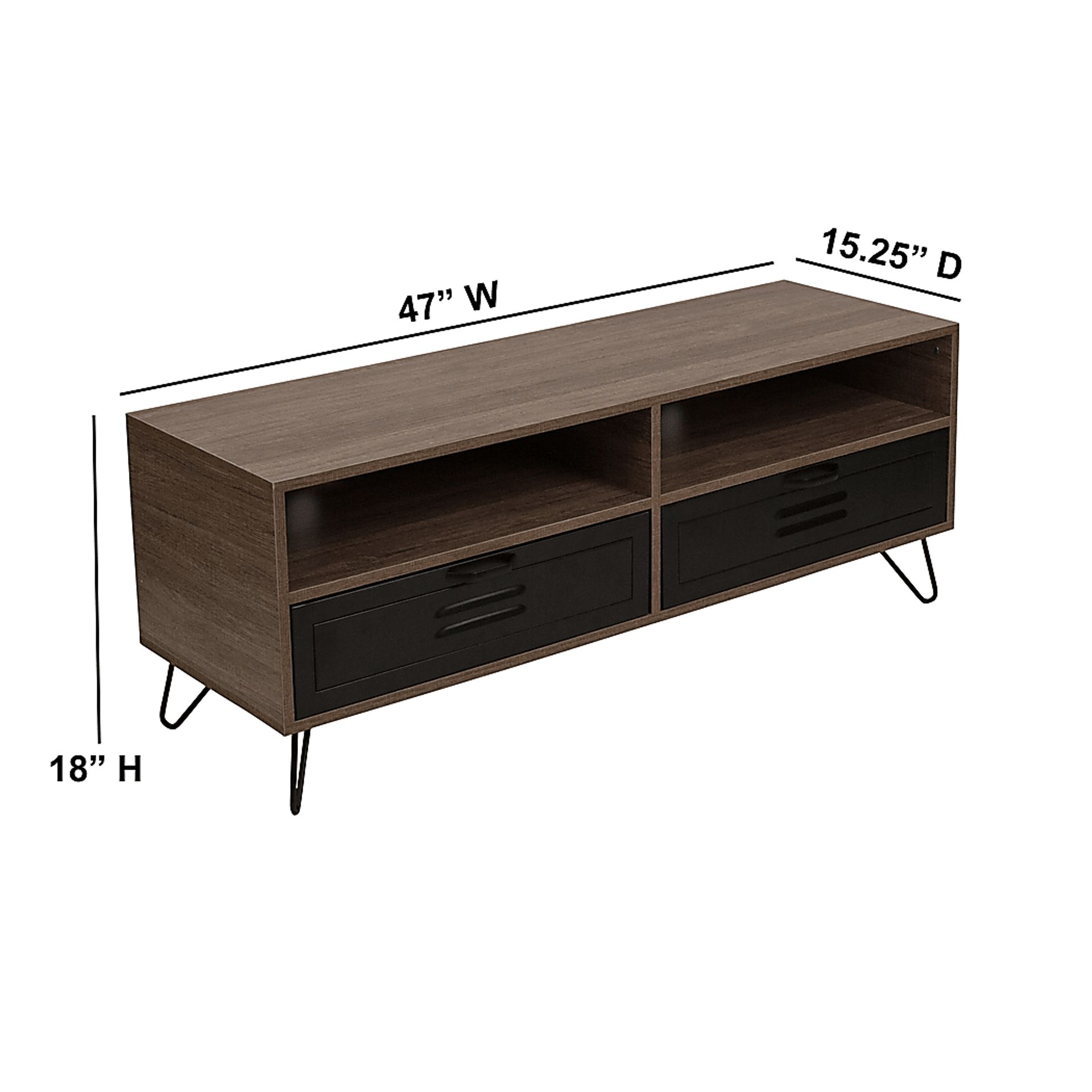 Beechdale Brown 47 in. Console - Image 2