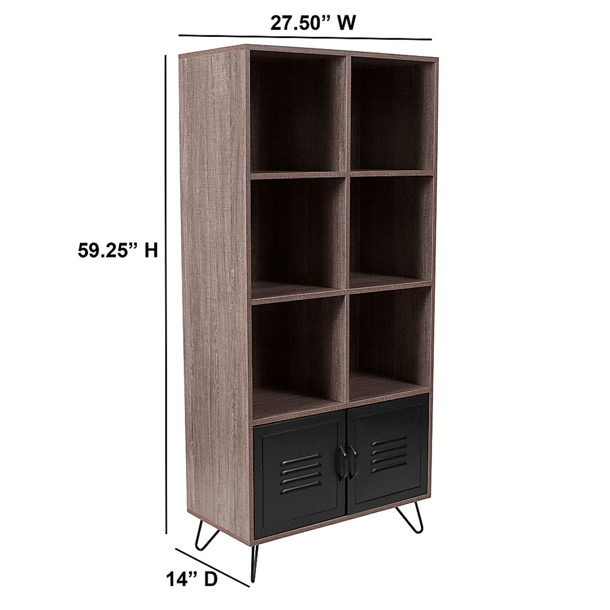 Beechdale Brown Bookcase