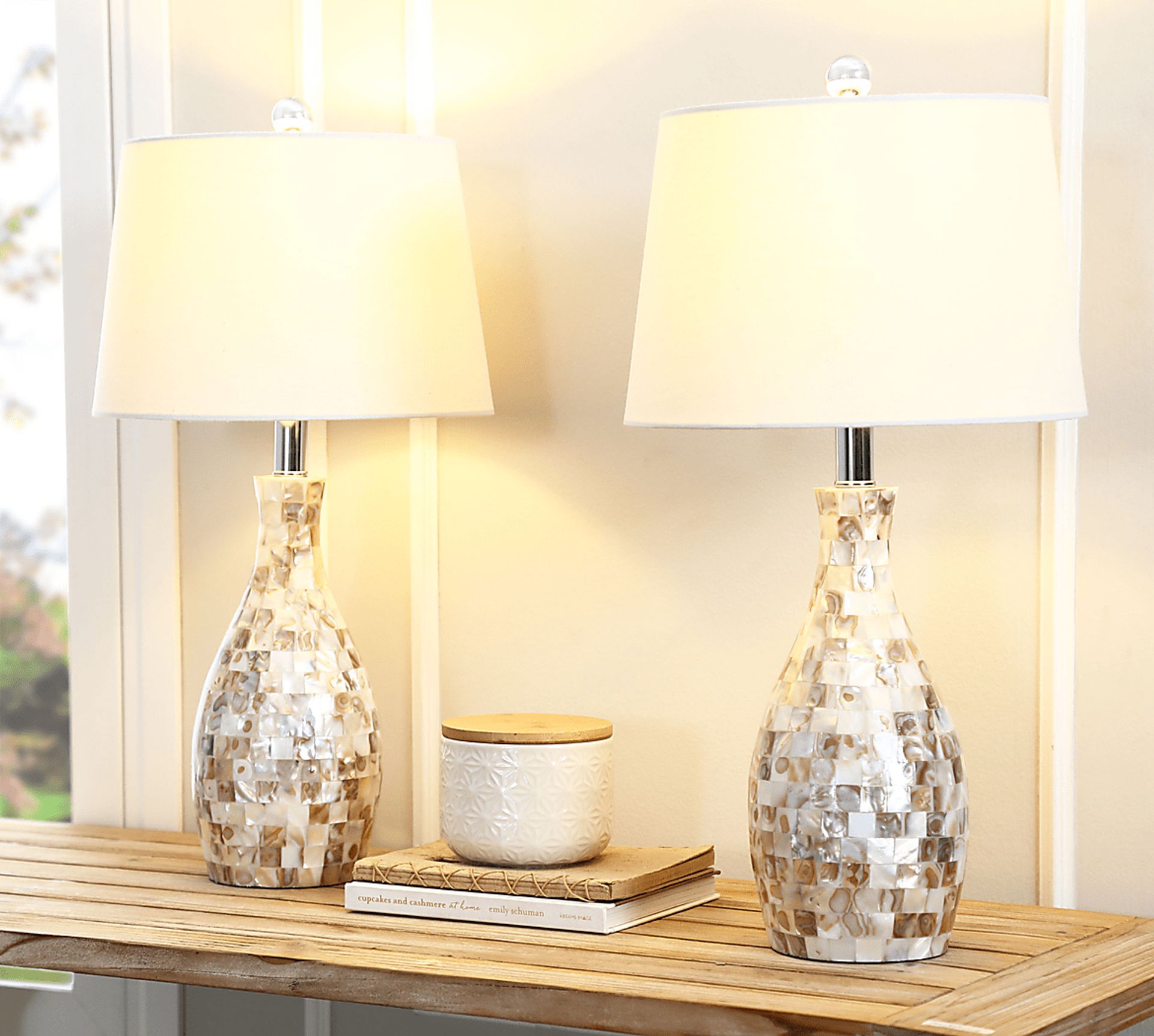 Beecher White Lamp, Set of 2 - Image 3