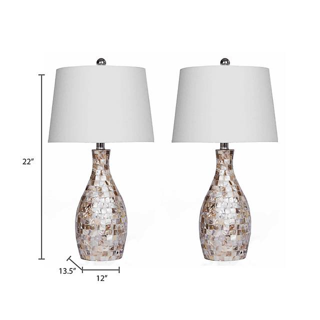 Beecher White Lamp, Set of 2 - Thumbnail - Image 6