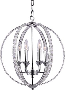 Beechpoint Circle Clear Chandelier