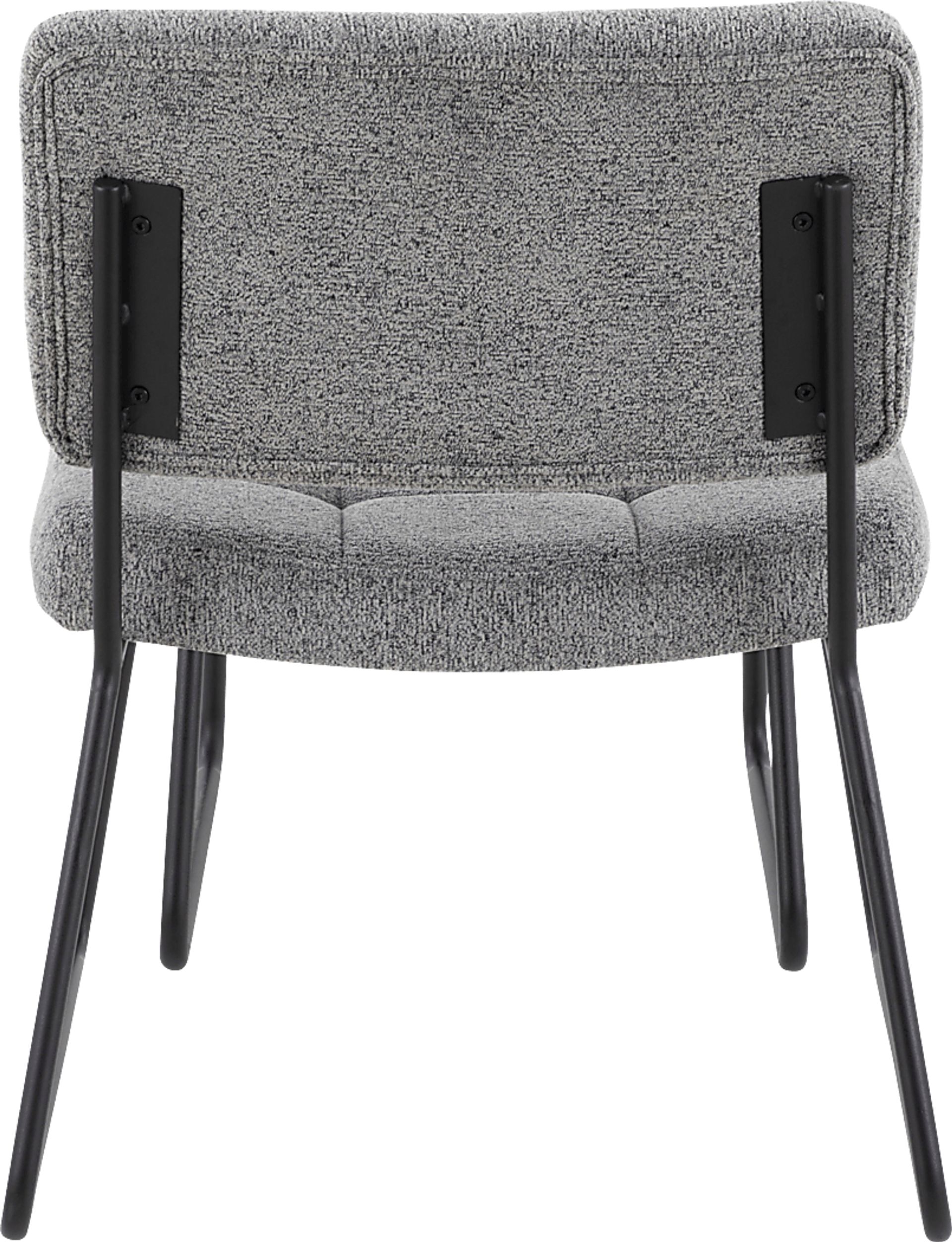 Beechtree Light Gray Accent Chair and Ottoman - Image 4