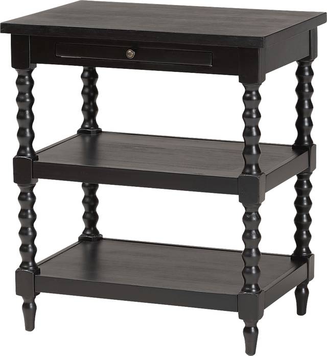 Beecreek Black End Table - Thumbnail - Image 1
