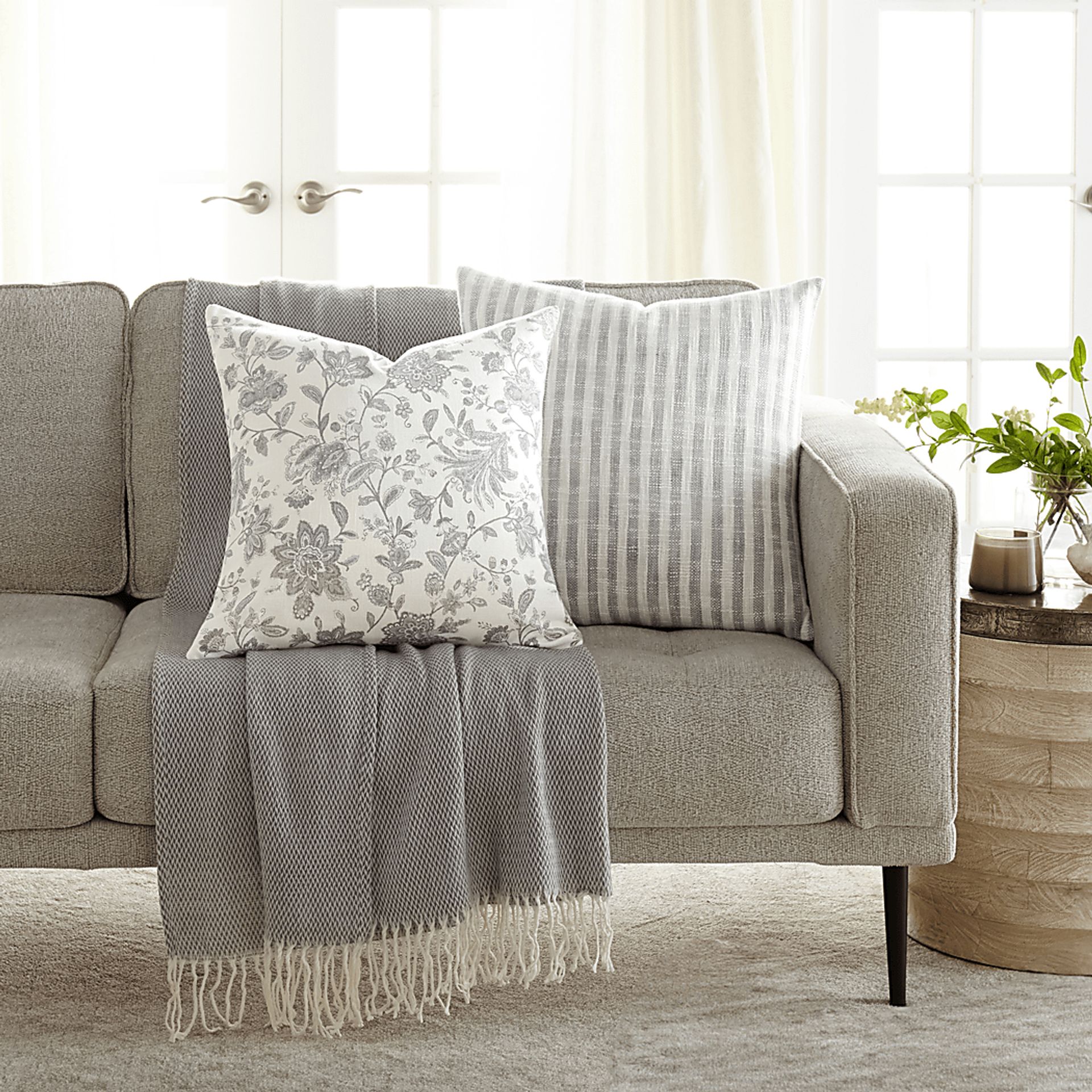 Beedale Gray Accent Pillow Set of 2 - Image 2