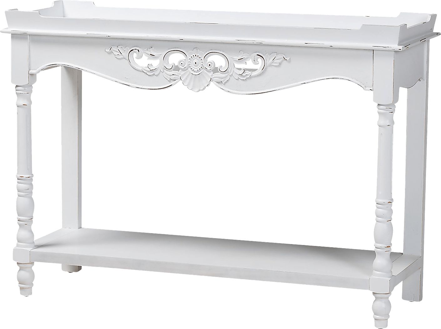 Beedlemart White Console Table - Thumbnail 4