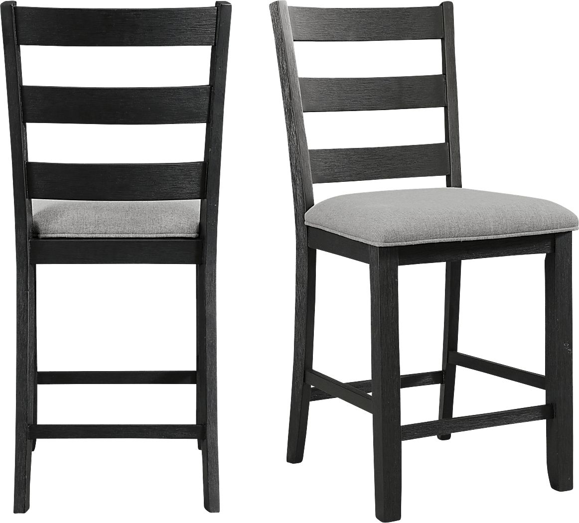 Beedlescape Black Counter Height Stool, Set of 2