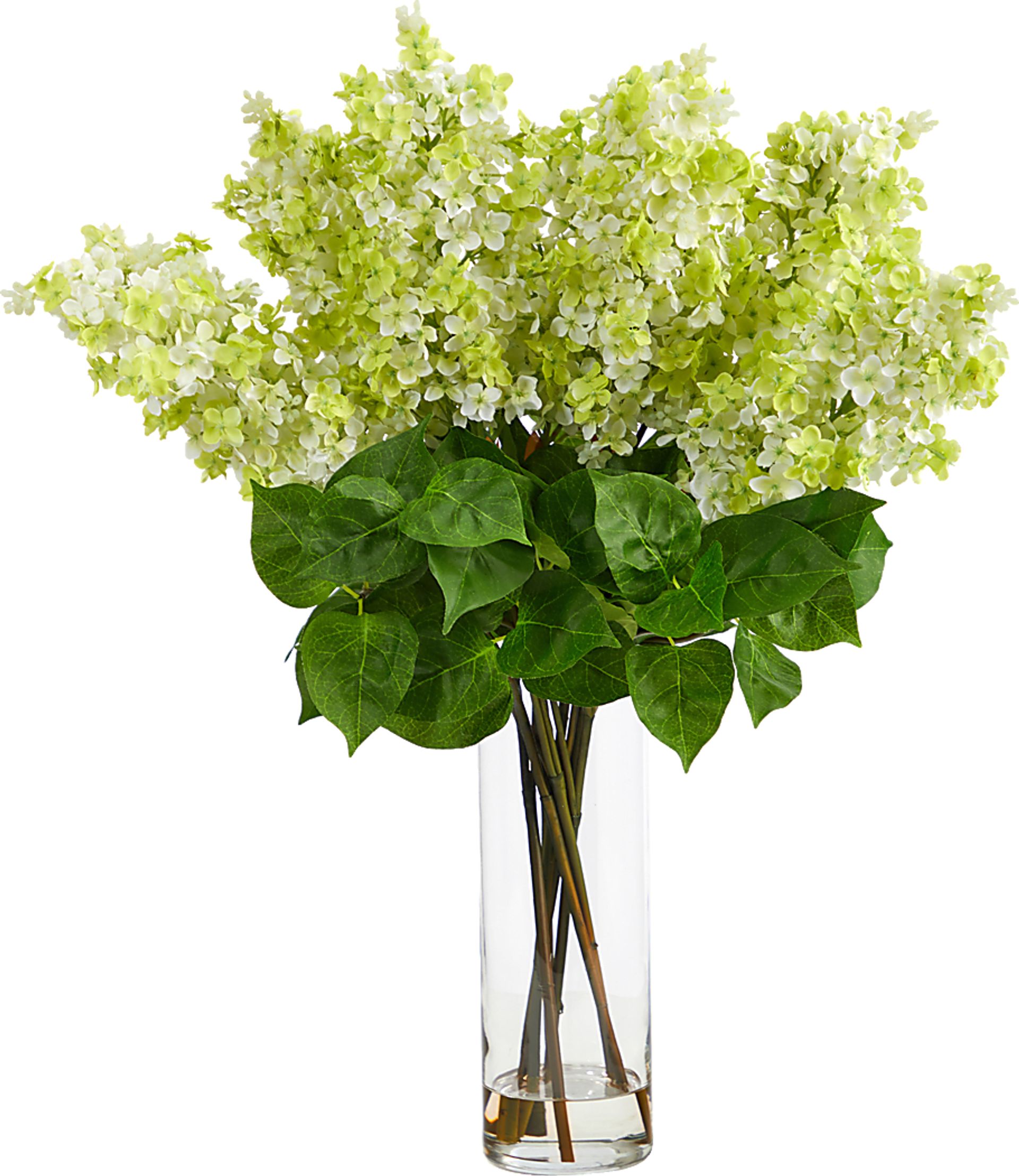 Beeger Green Floral Arrangement with Vase - Image 1