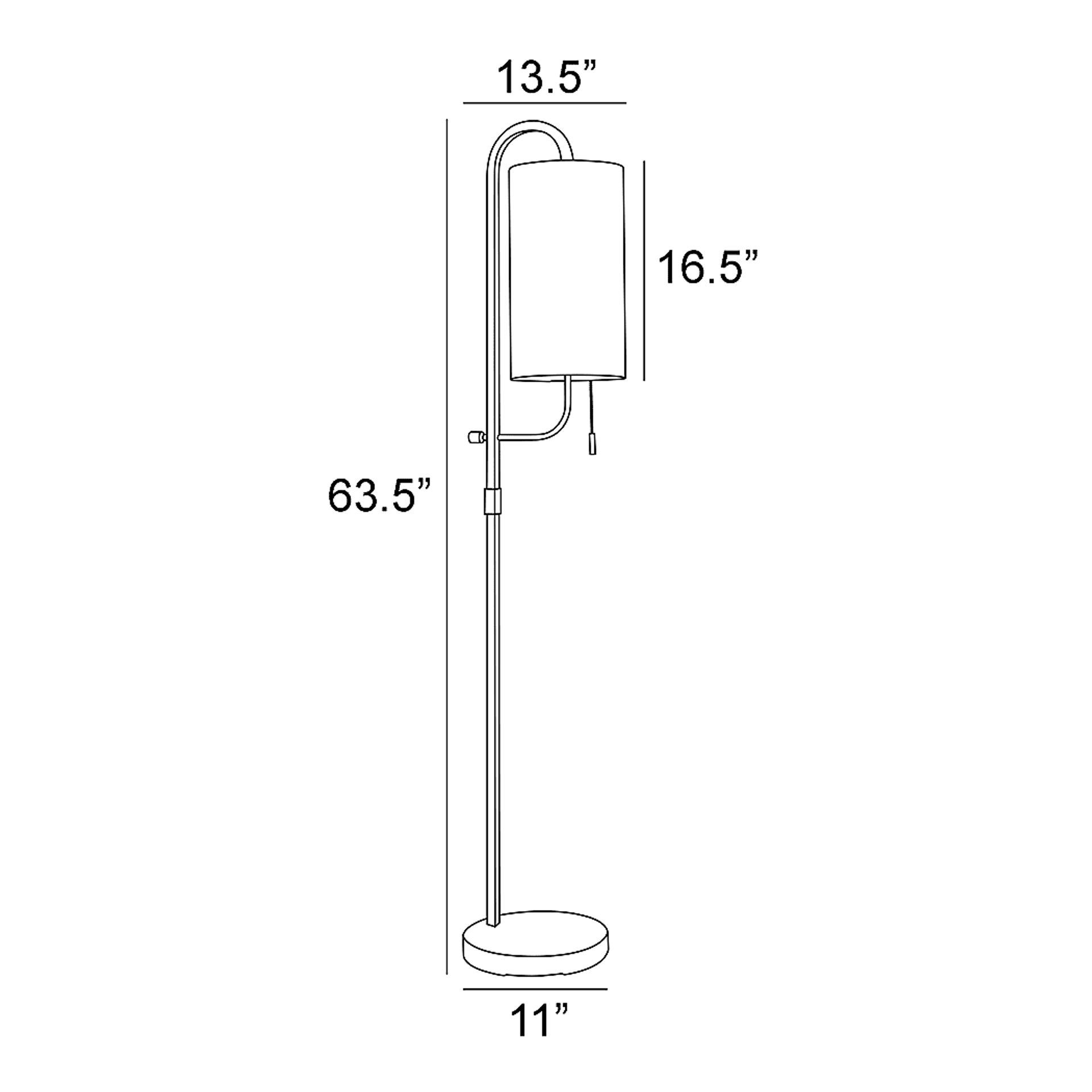 Beeler Home Black Floor Lamp - Image 4