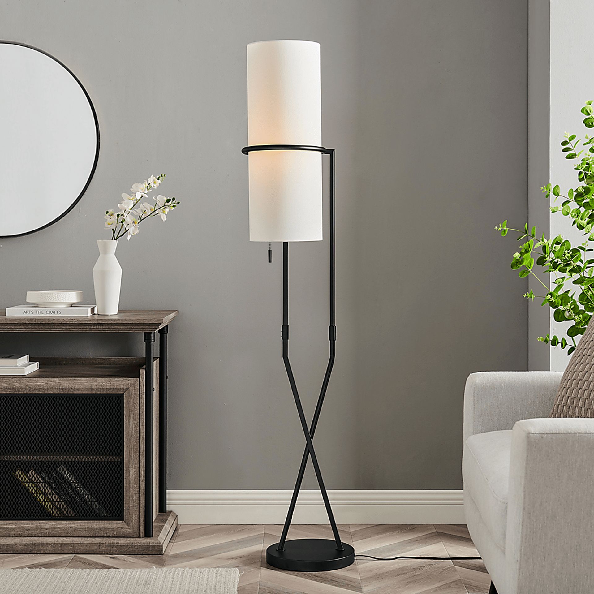 Beeler Home Graphite Floor Lamp - Image 2