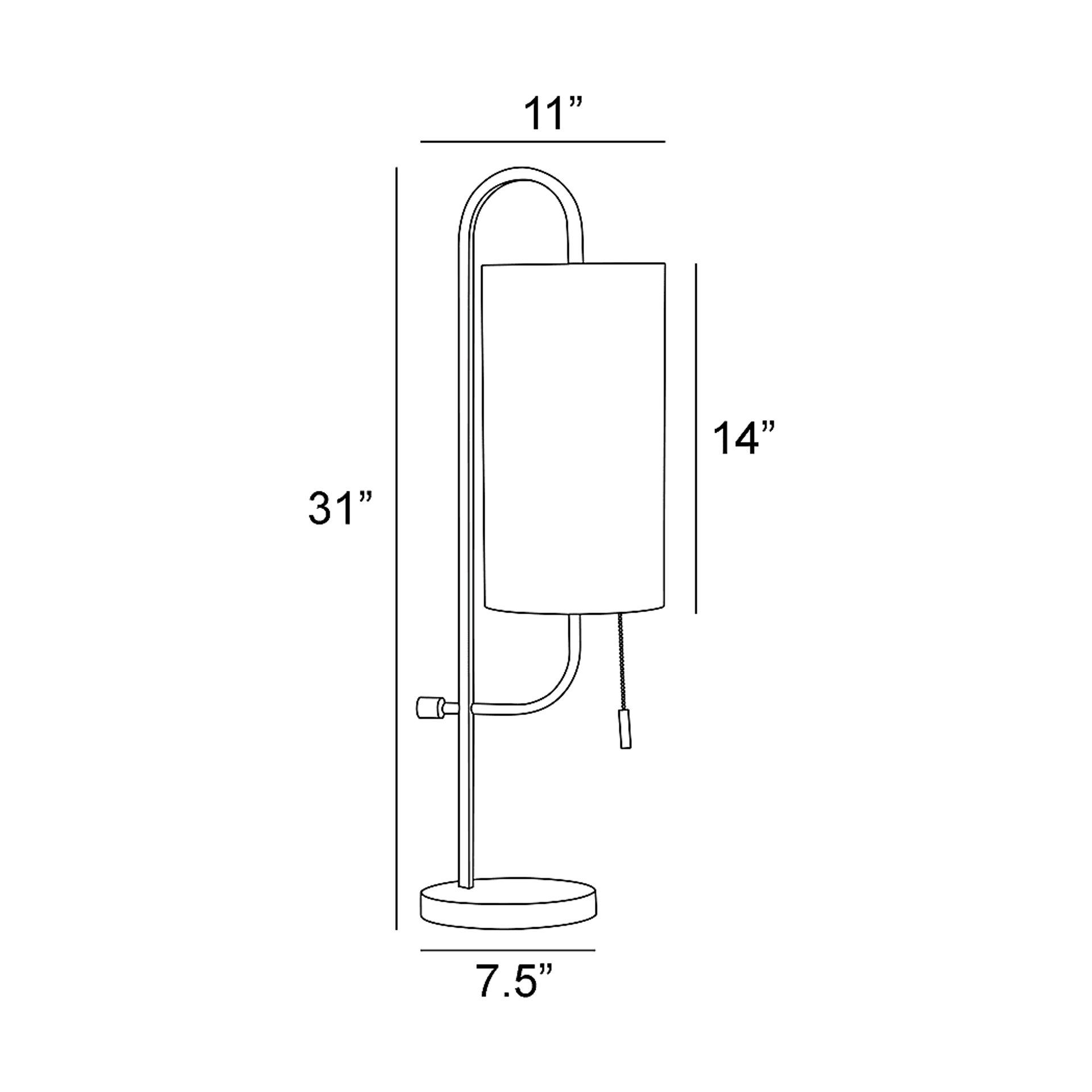 Beeler Home Graphite Lamp - Image 4