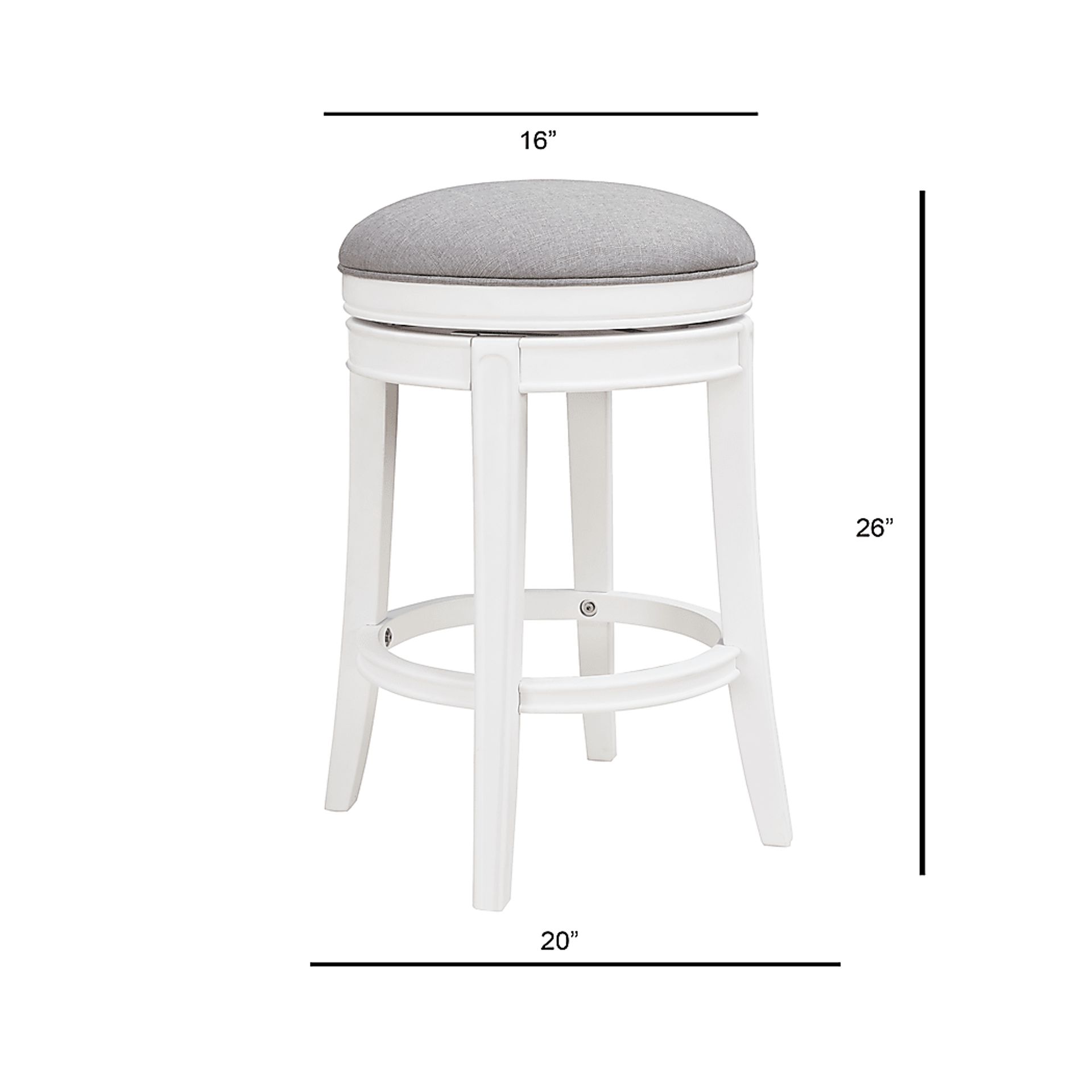 Beelermont Gray Swivel Counter Stool - Image 7