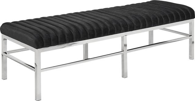 Beemon Black Accent Bench - Thumbnail - Image 1