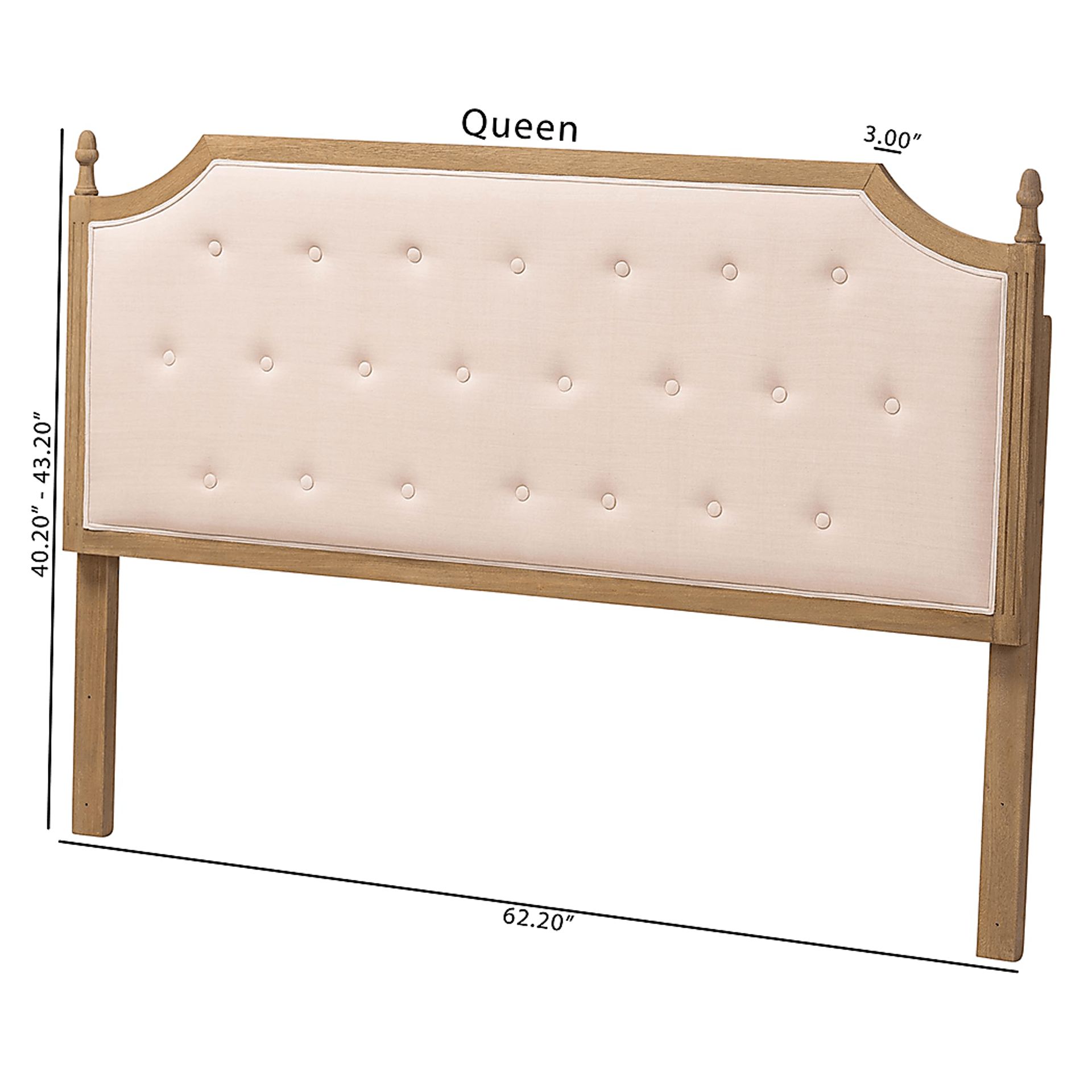 Beesearch Beige Queen Headboard - Image 5