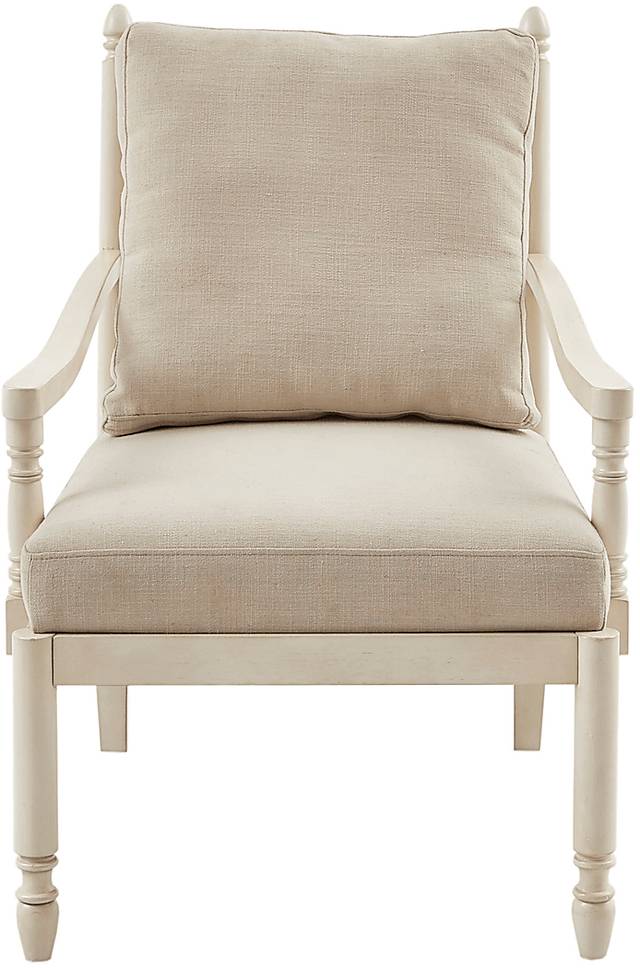 Beeston Cream Accent Chair - Thumbnail - Image 2