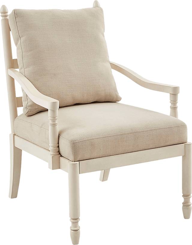 Beeston Cream Accent Chair - Thumbnail - Image 1