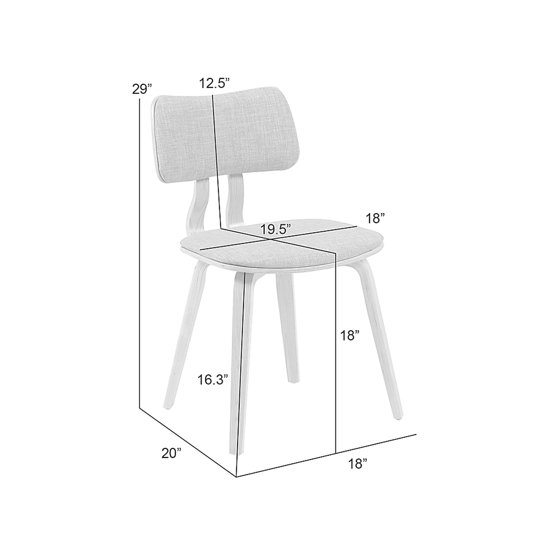 Beewheels White Side Chair - Image 9