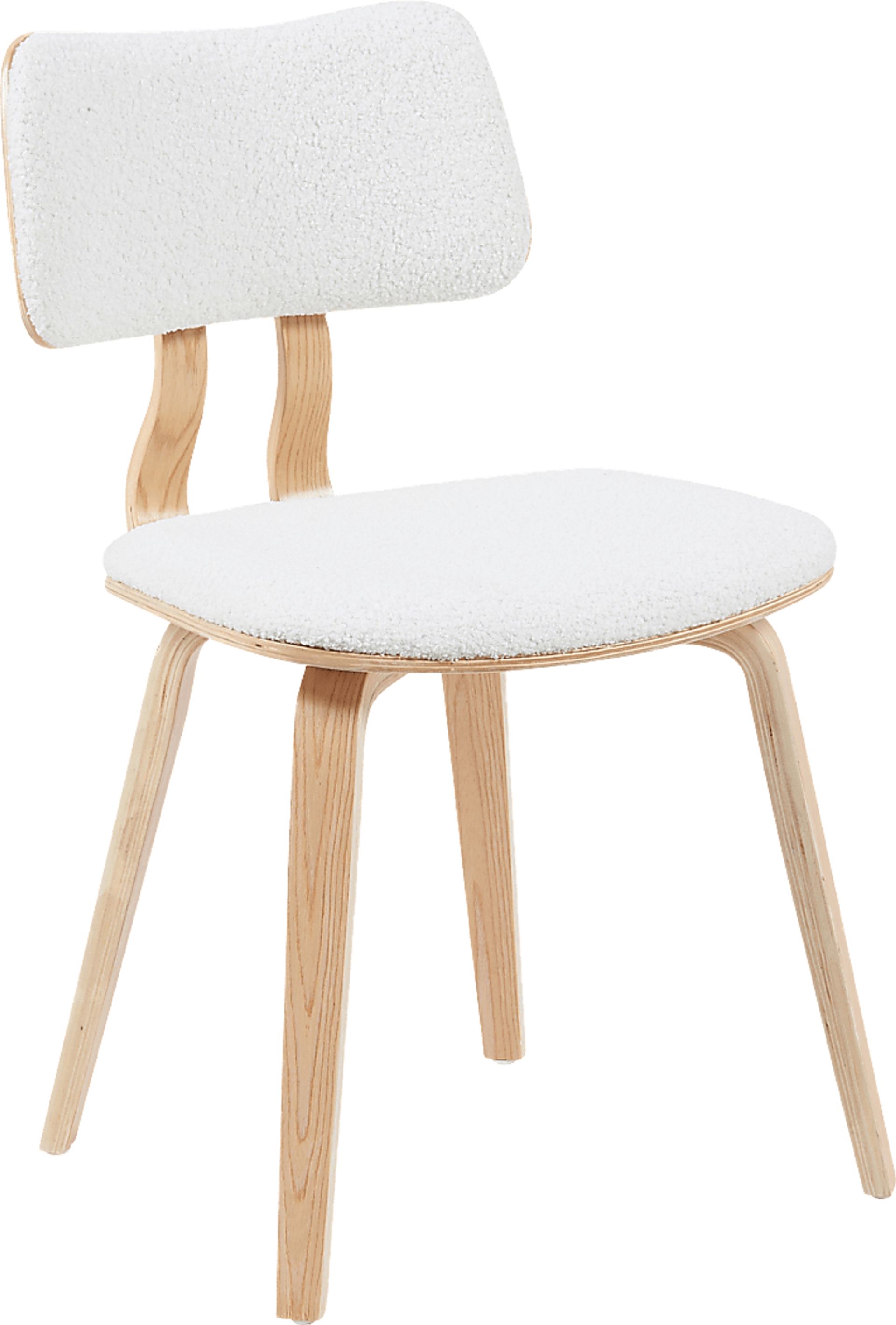 Beewheels White Side Chair - Image 1