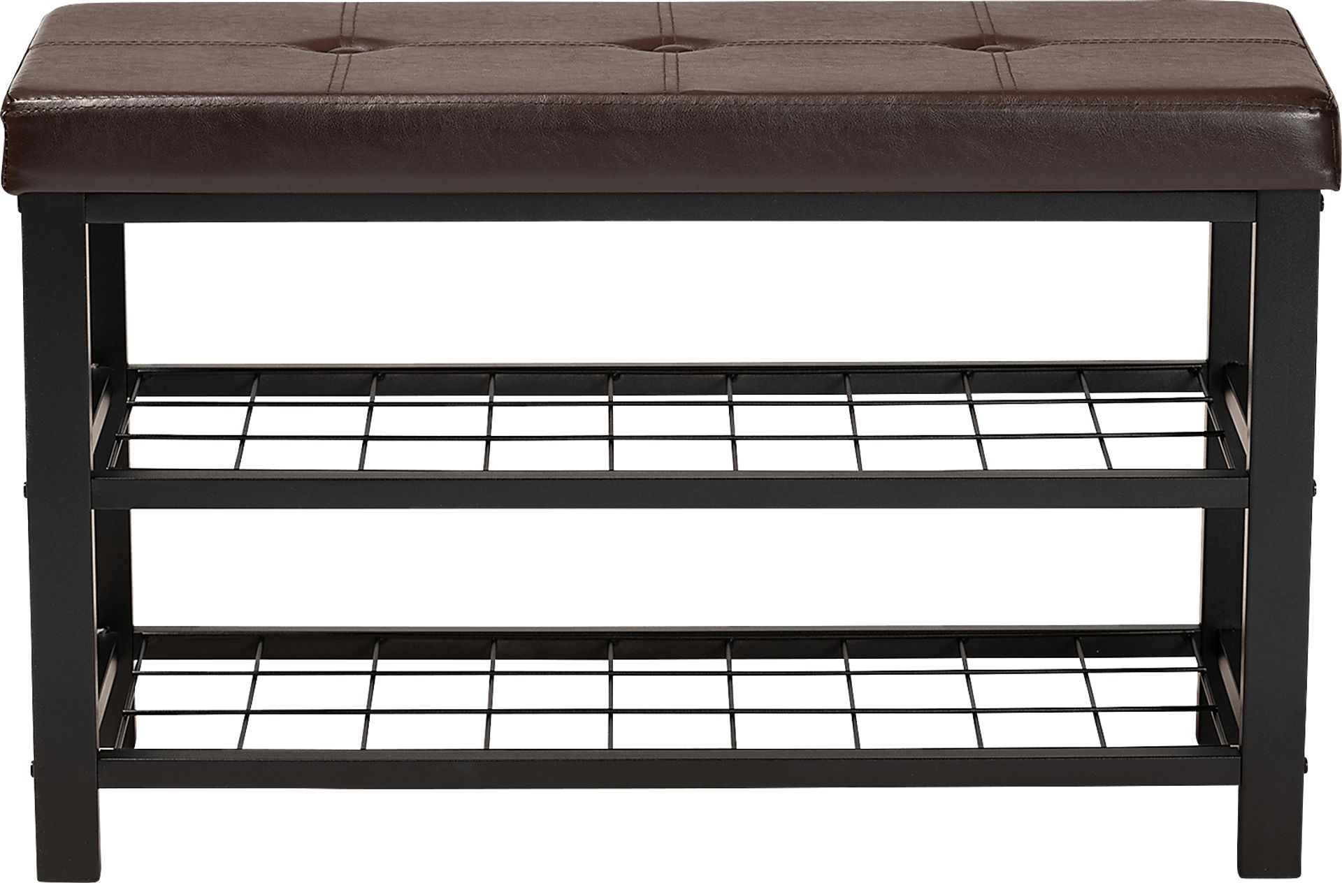 Behrman Dark Brown Accent Bench - Image 2