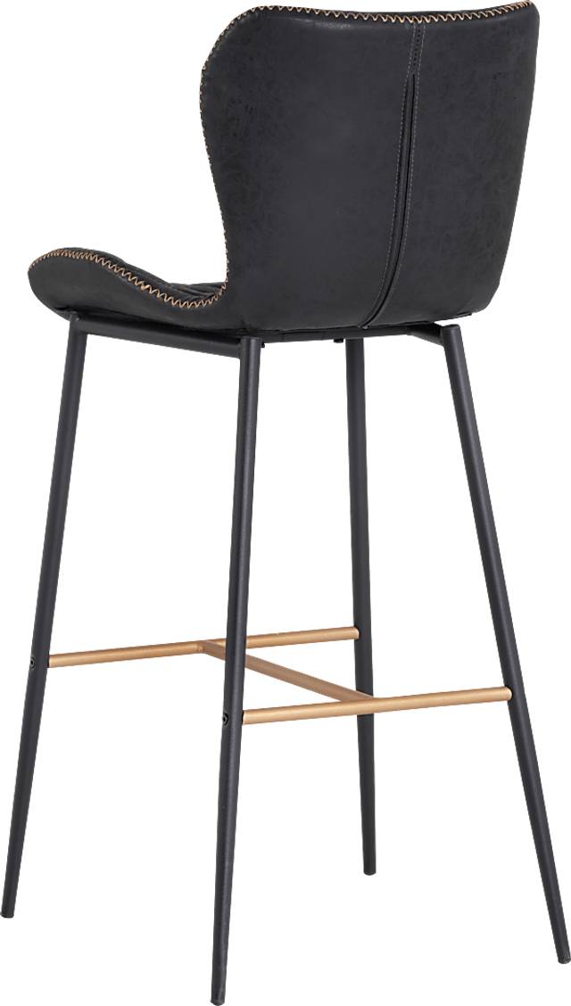 Beideman Black Barstool, Set of 2 - Thumbnail - Image 3