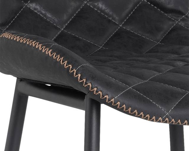 Beideman Black Barstool, Set of 2 - Thumbnail - Image 5
