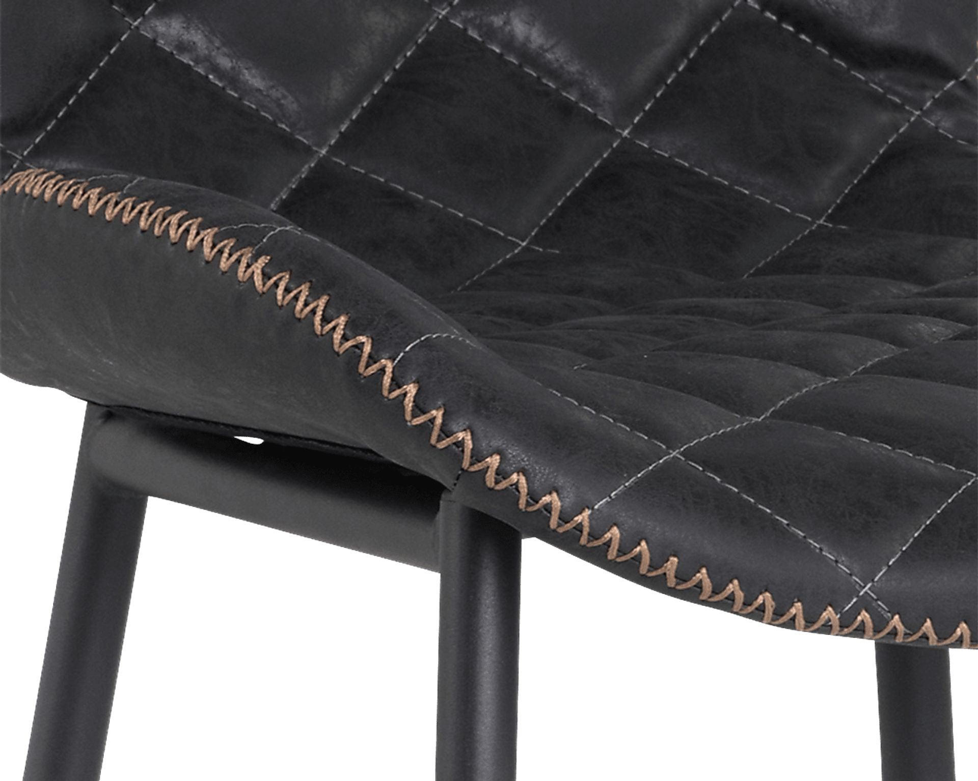 Beideman Black Barstool, Set of 2 - Image 5