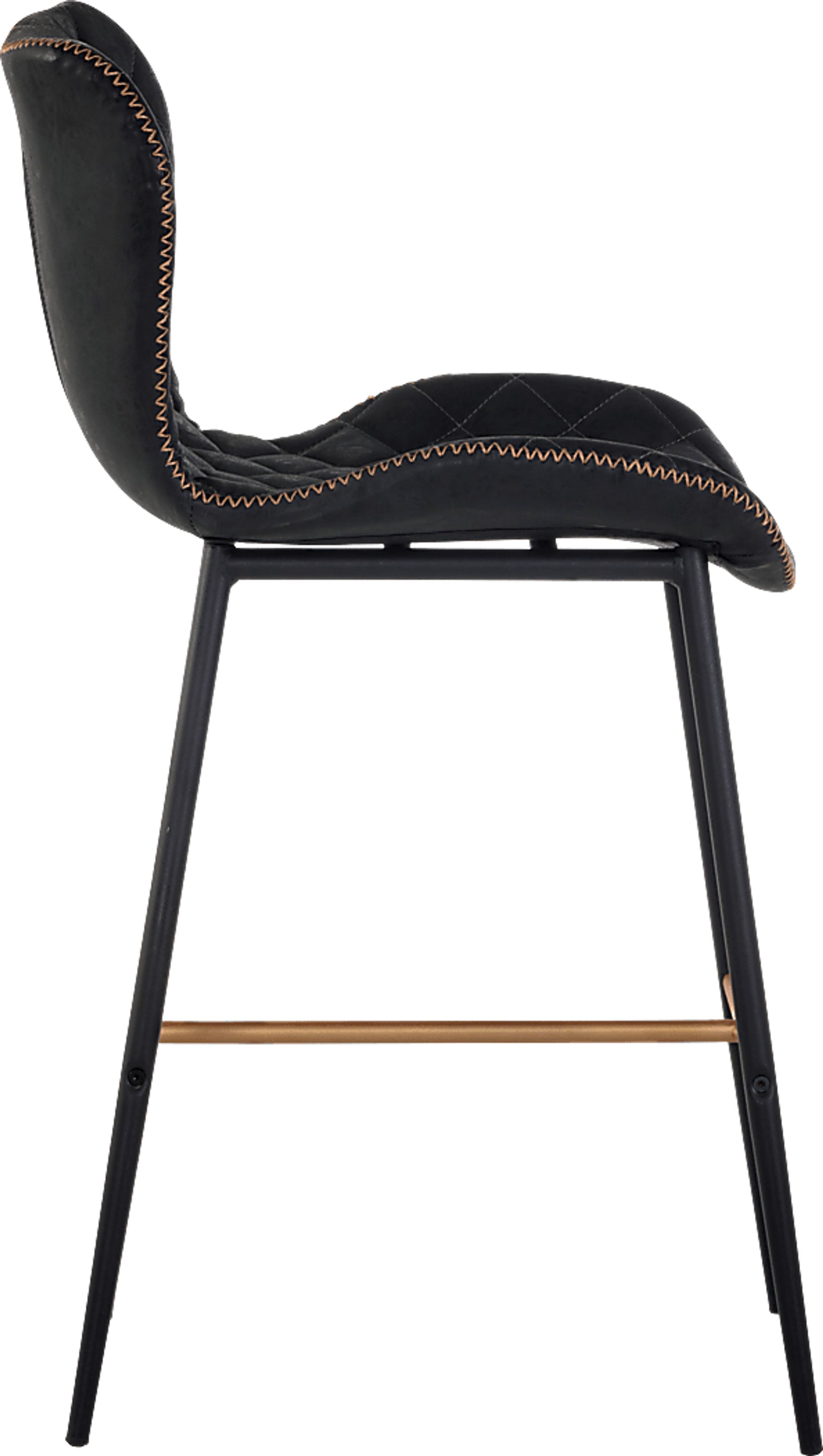 Beideman Black Counter Height Stool, Set of 2 - Image 2