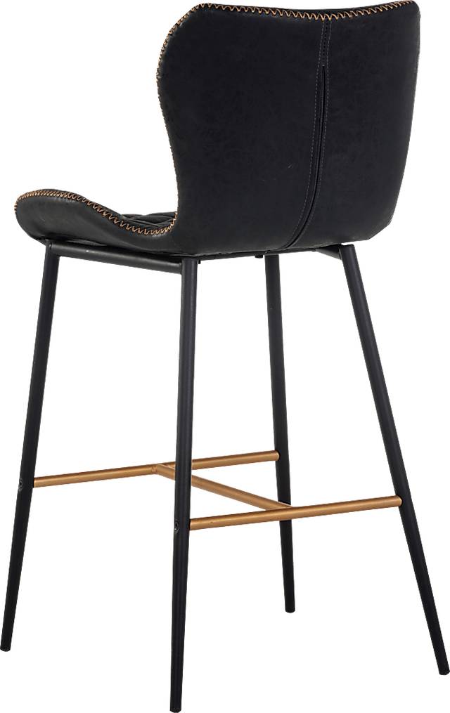 Beideman Black Counter Height Stool, Set of 2 - Thumbnail - Image 3
