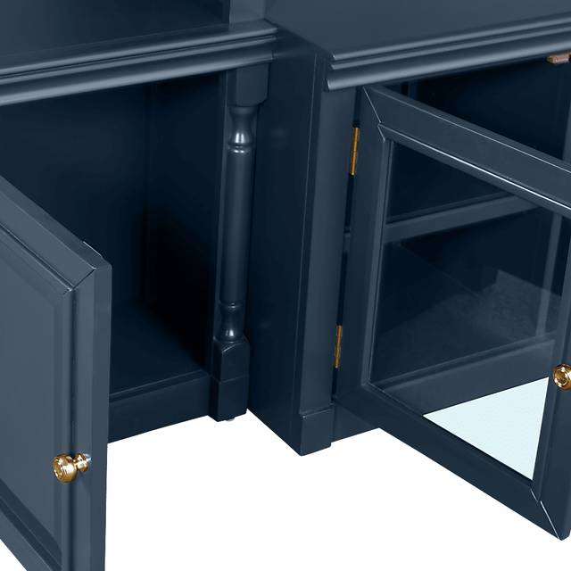 Beidiman I Blue 4 Pc Wall Unit with 104.5 in. Console - Thumbnail - Image 8