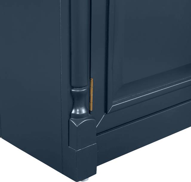 Beidiman I Blue 4 Pc Wall Unit with 104.5 in. Console - Thumbnail - Image 10