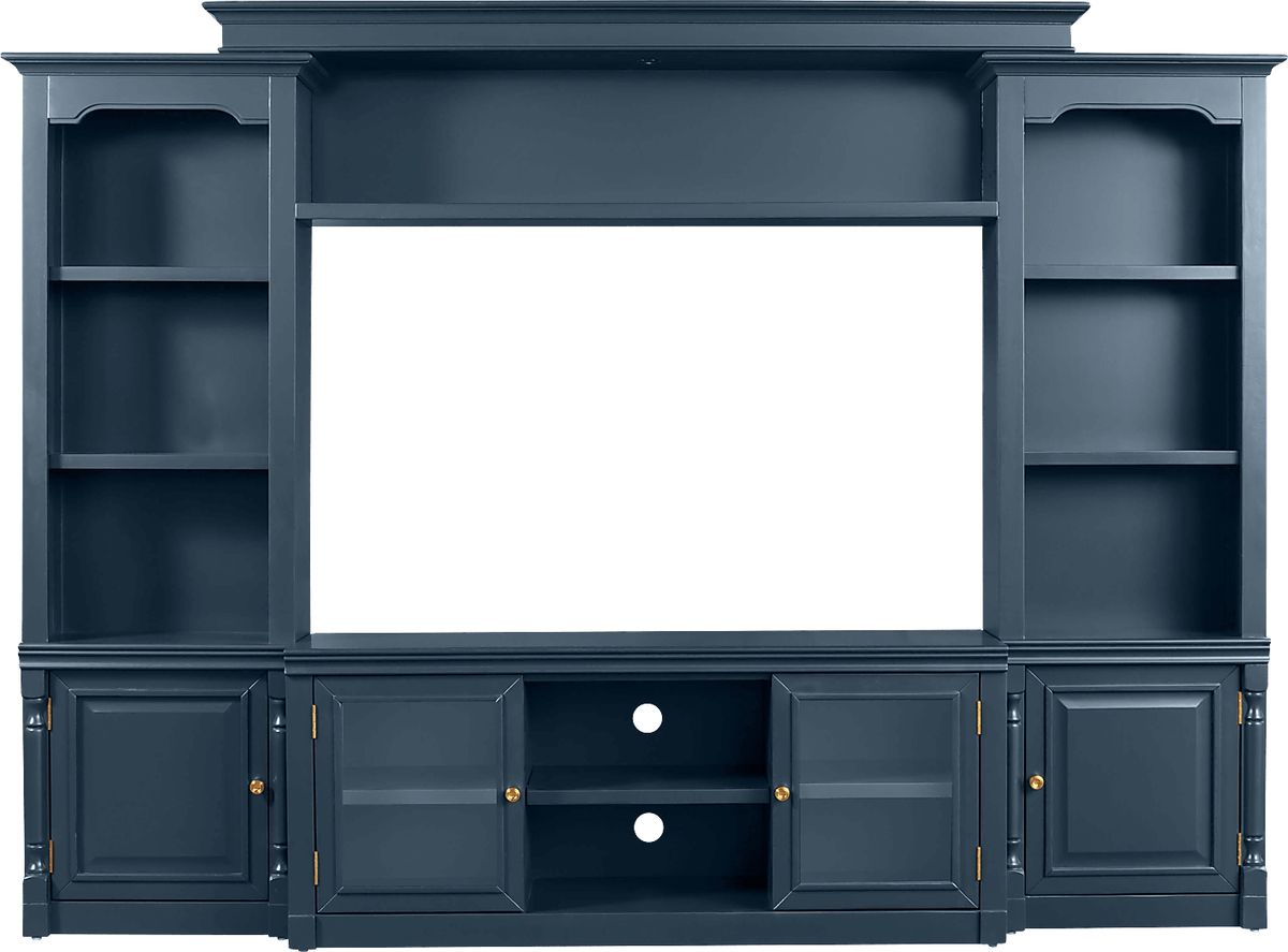 Beidiman I Blue Colors Wall Unit W/ 104.5 in. Console Rooms to Go