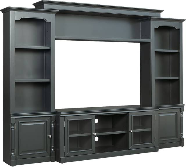 Beidiman I Charcoal 4 Pc Wall Unit with 104.5 in. Console - Thumbnail - Image 3