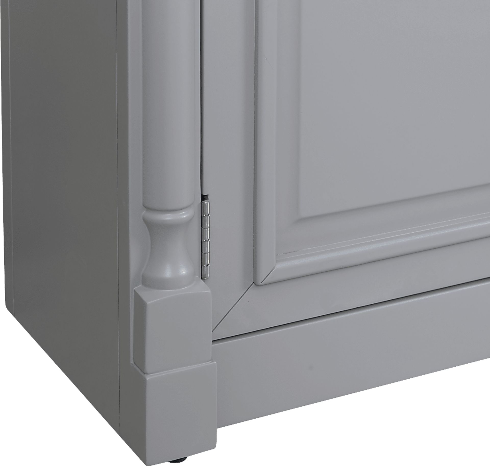 Beidiman I Gray 4 Pc Wall Unit with 104.5 in. Console - Image 4