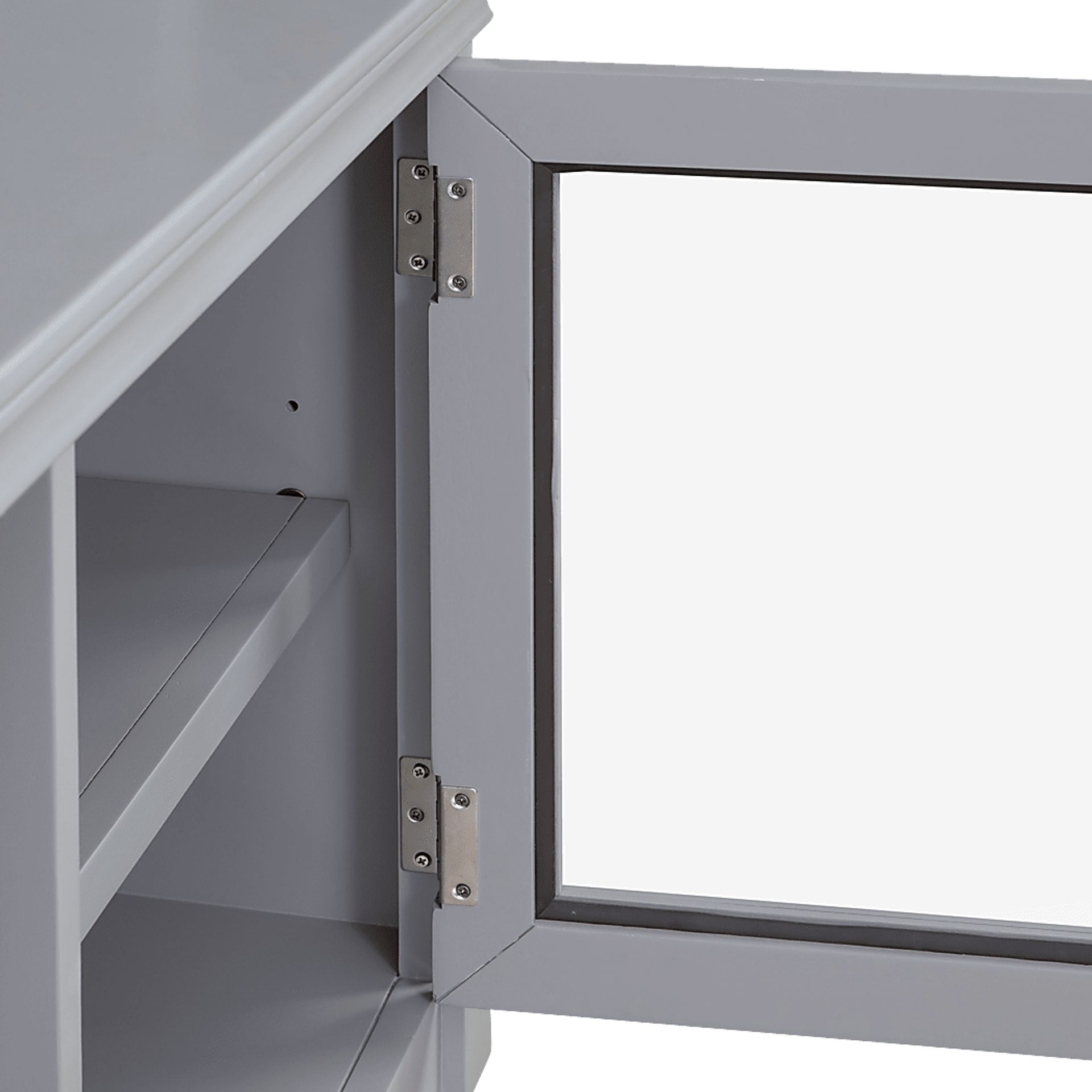 Beidiman I Gray 4 Pc Wall Unit with 104.5 in. Console - Image 8