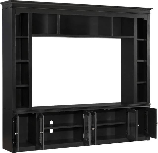 Beidiman II Charcoal 3 Pc Wall Unit with 98.5 in. Console - Thumbnail - Image 5