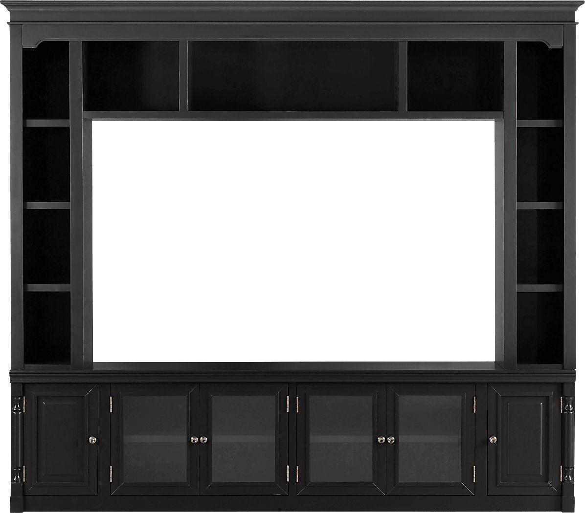 Beidiman II Charcoal 3 Pc Wall Unit with 98.5 in. Console