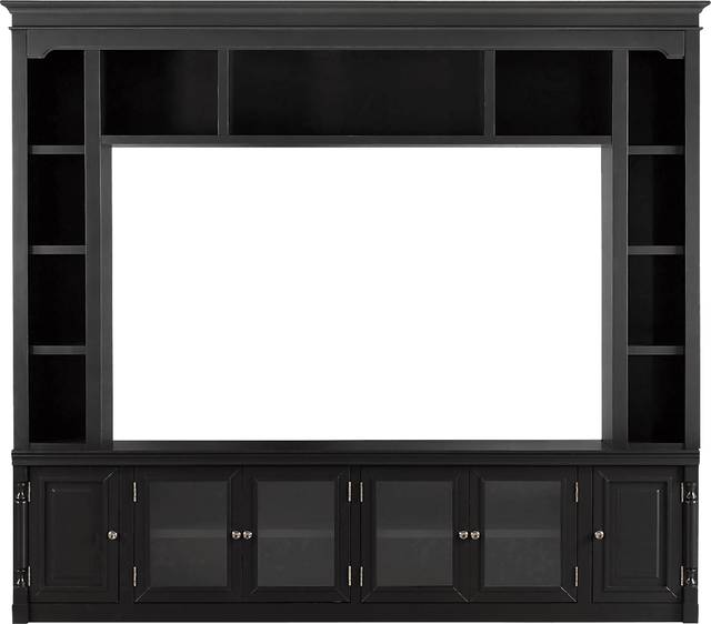 Beidiman II Charcoal 3 Pc Wall Unit with 98.5 in. Console - Thumbnail - Image 1