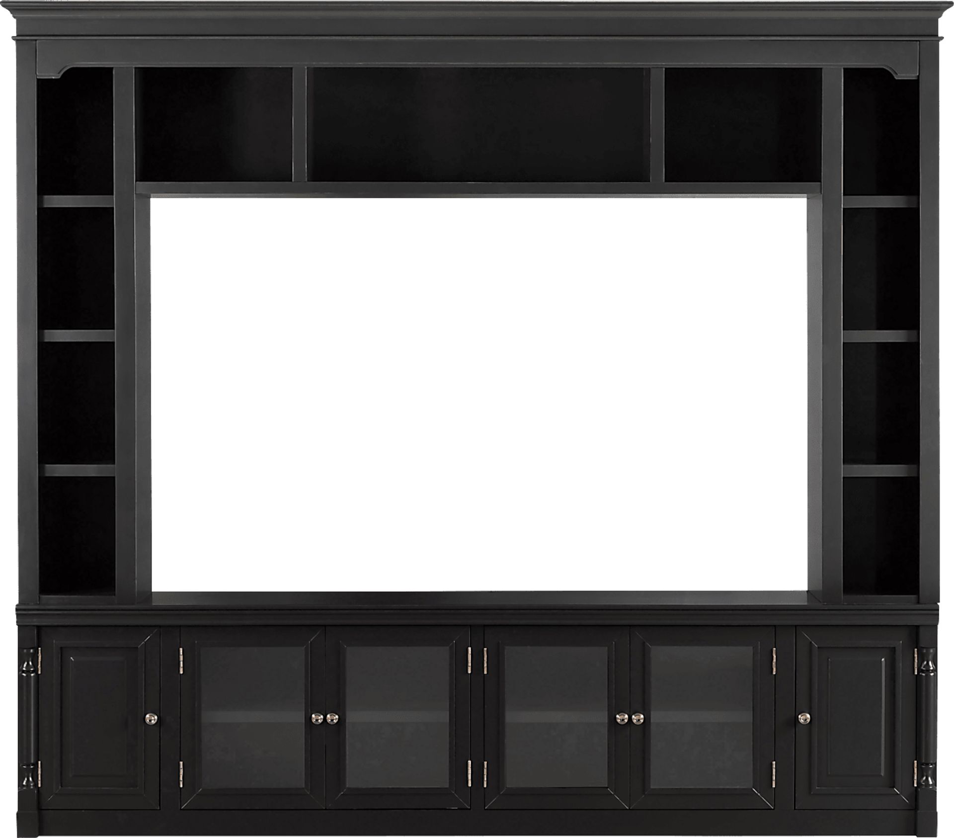 Beidiman II Charcoal 3 Pc Wall Unit with 98.5 in. Console - Image 1