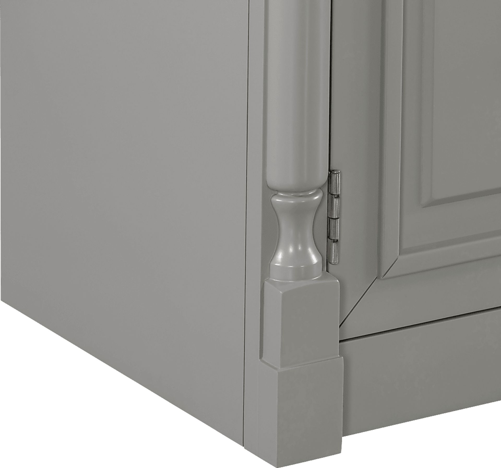 Beidiman II Gray 3 Pc Wall Unit with 98.5 in. Console - Image 8